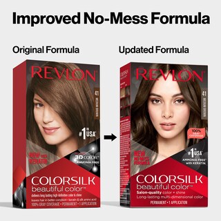 Foto 3 | Tinte De Pelo Revlon Colorsilk Medium Rich Brown 47 100 Ml X3 - Venta Internacional.