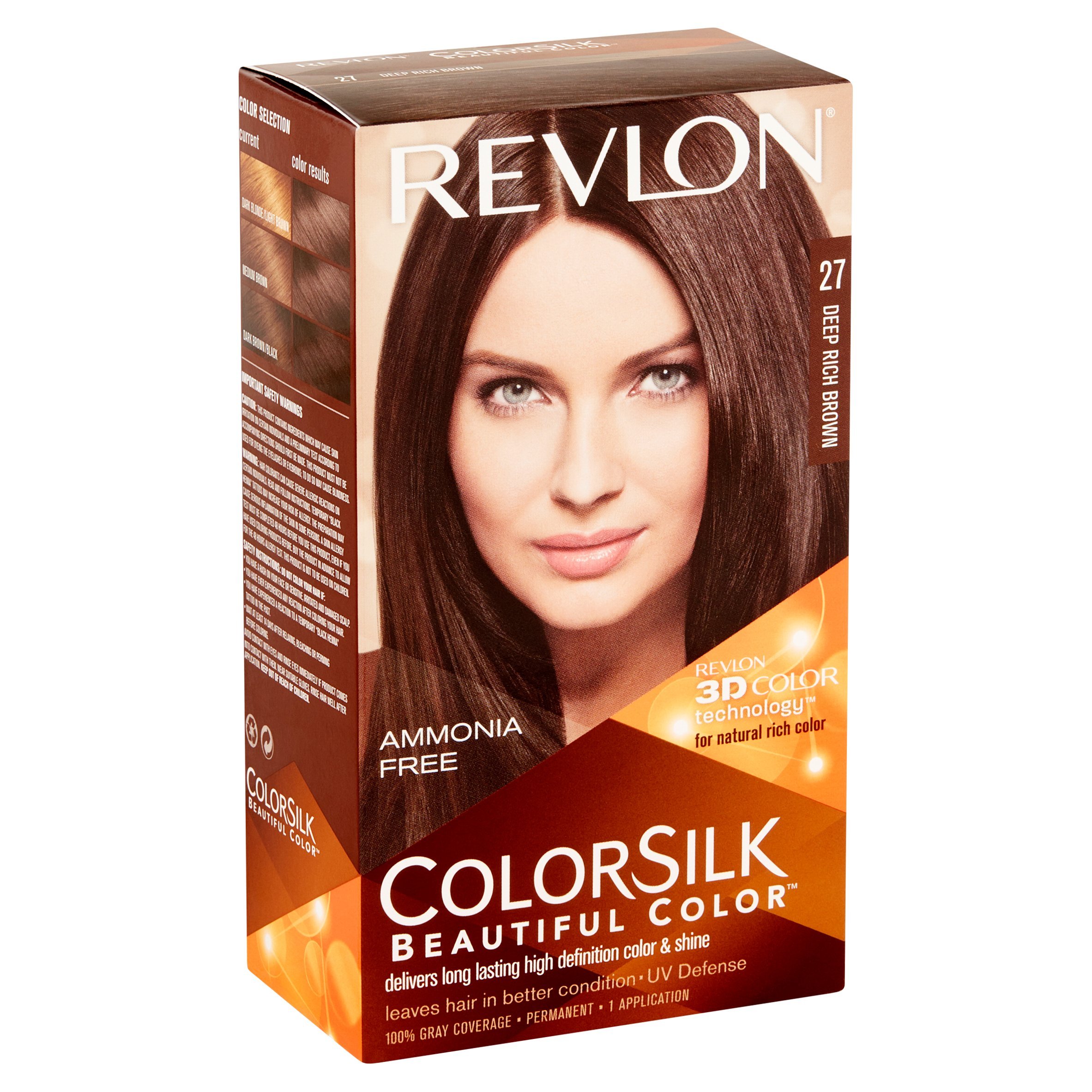 Foto 1 | Tinte De Pelo Revlon Colorsilk 27 Deep Rich Brown 130 Ml X1 - Venta Internacional.