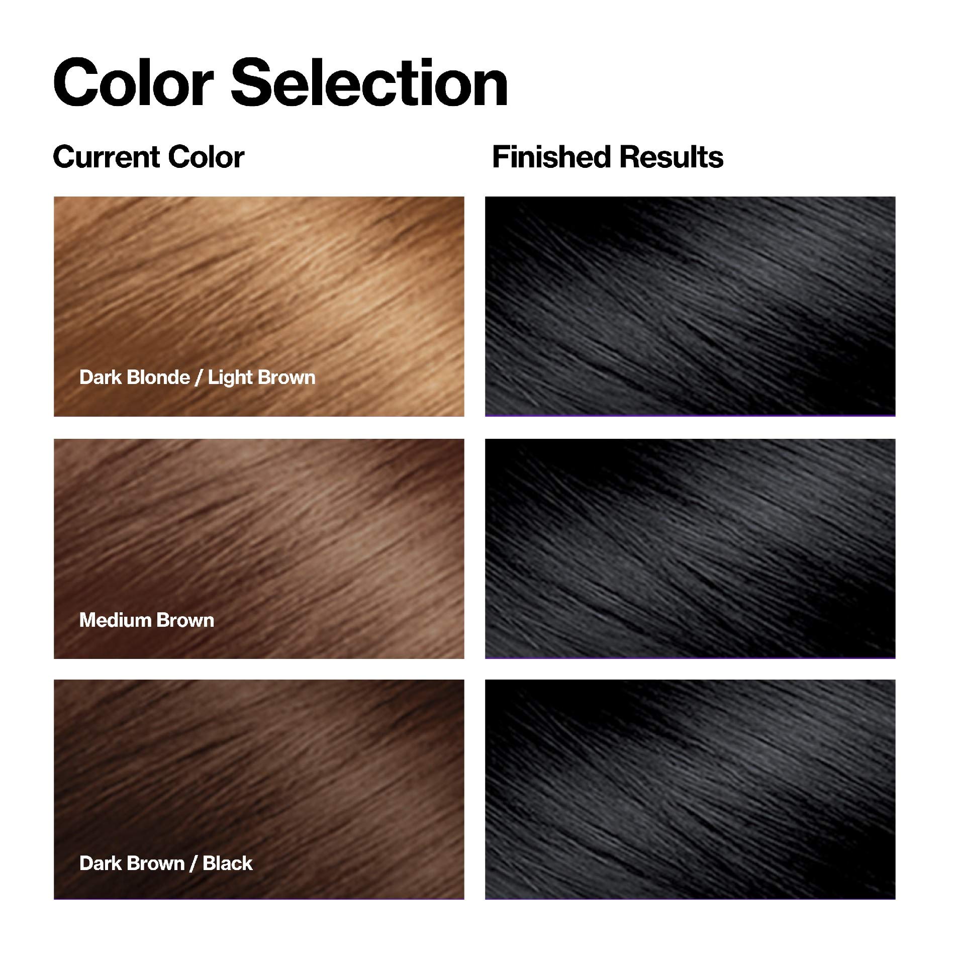 Foto 3 pulgar | Tinte Para El Cabello Revlon Colorsilk 10 Black 130 Ml Sin Amoniaco - Venta Internacional.