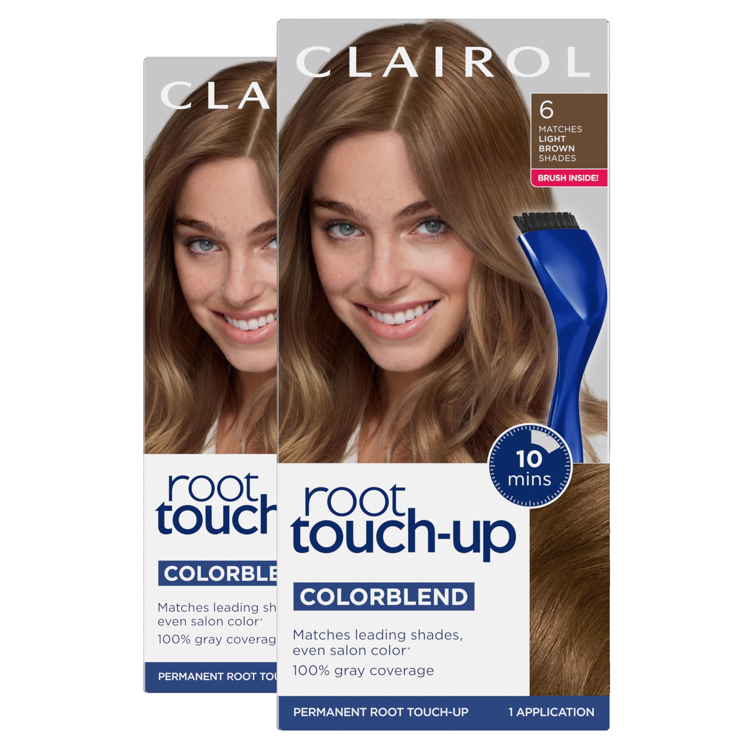 Foto 2 pulgar | Tinte para el Cabello Clairol Root Touch-up de Nice'n Easy 6 Marrón Claro - Venta Internacional