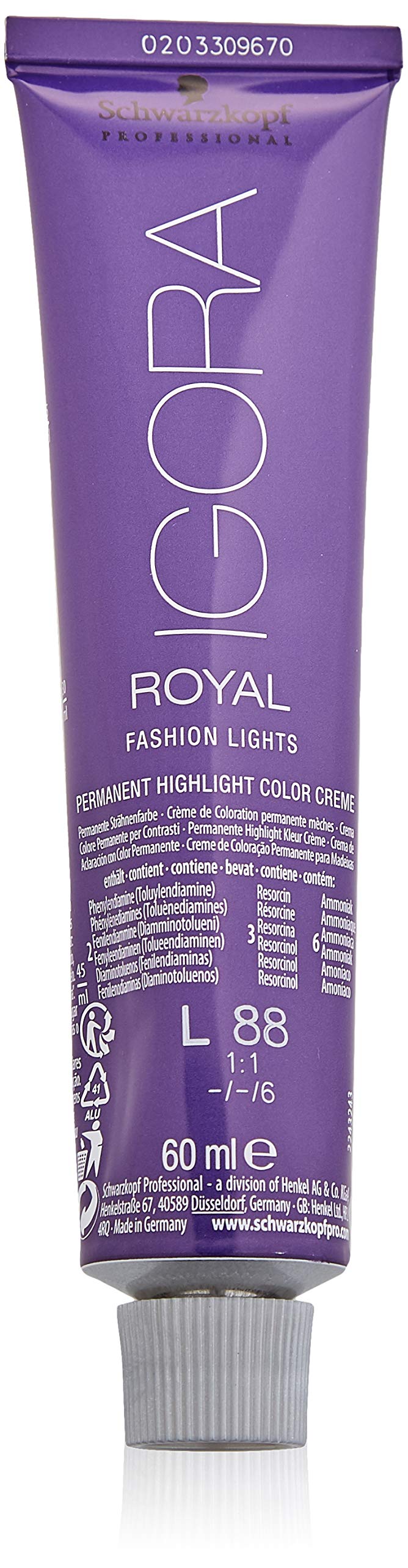 Foto 2 pulgar | Tinte para el Cabello Schwarzkopf Igora Royal Fashion Lights 88 Red 60 ml - Venta Internacional