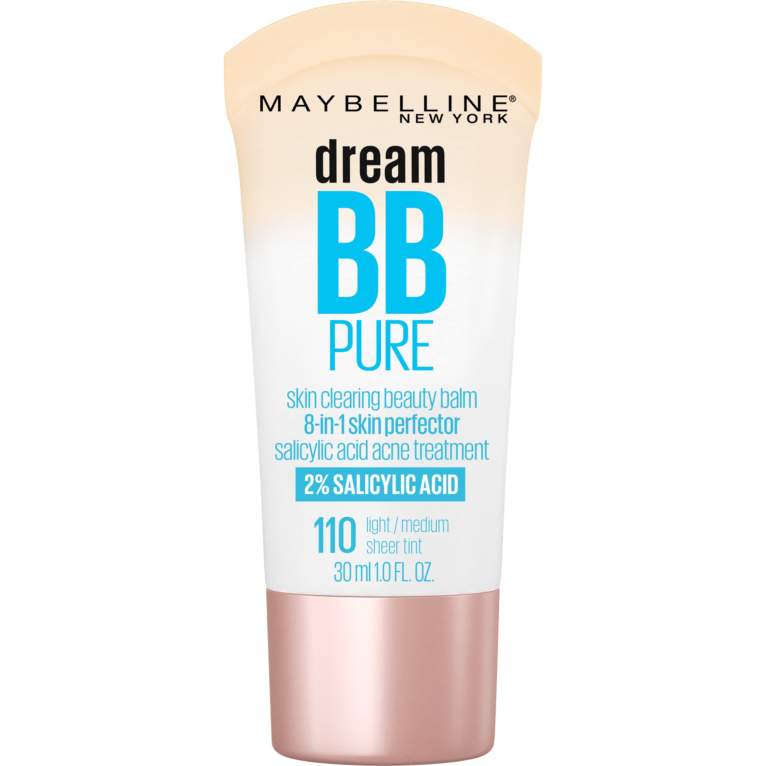 Foto 2 pulgar | Crema BB Maybelline Dream Pure Skin Clearing 8 en 1 30 ml - Venta Internacional