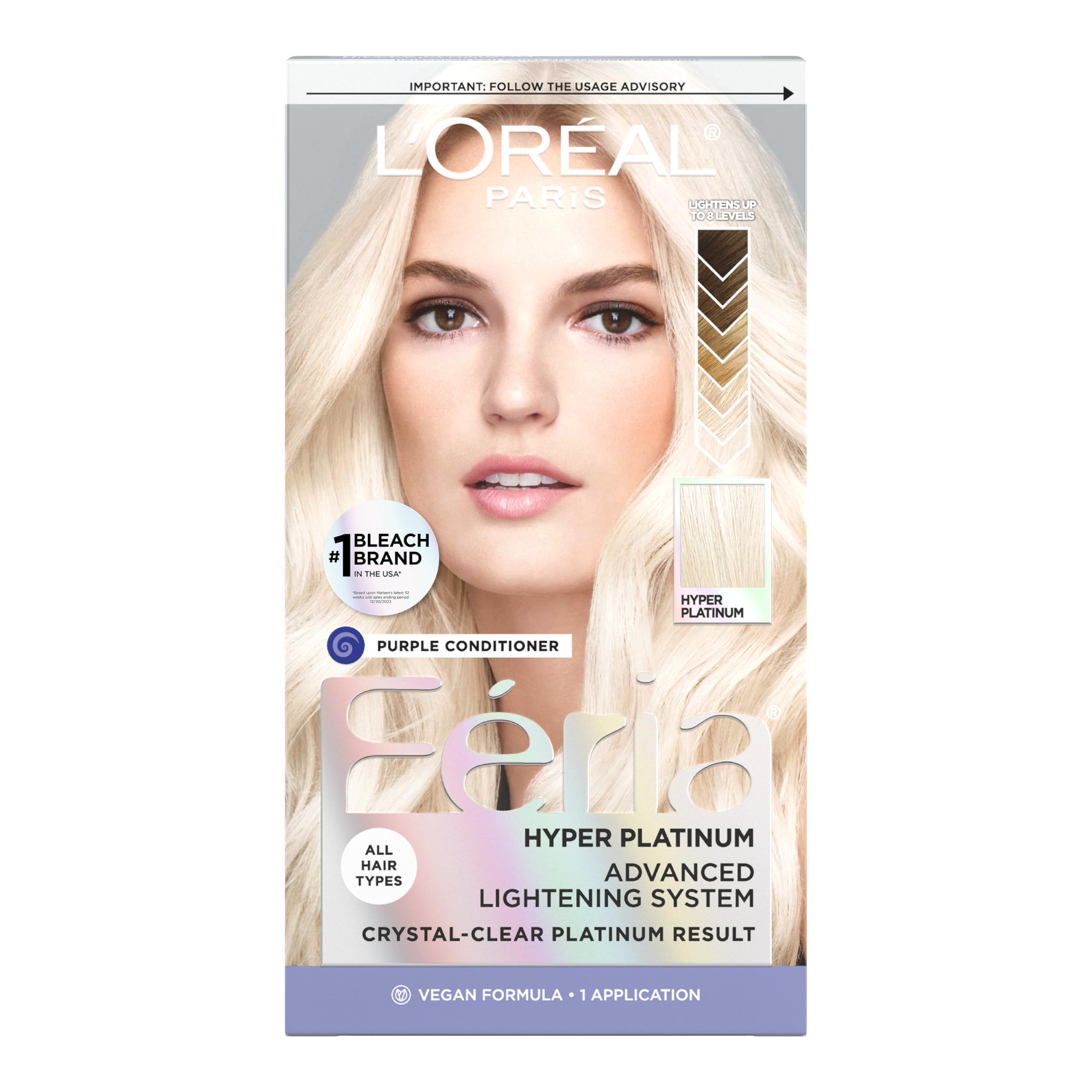 Tinte para Cabello L'Oréal Paris Hyper Platinum-Venta Internacional