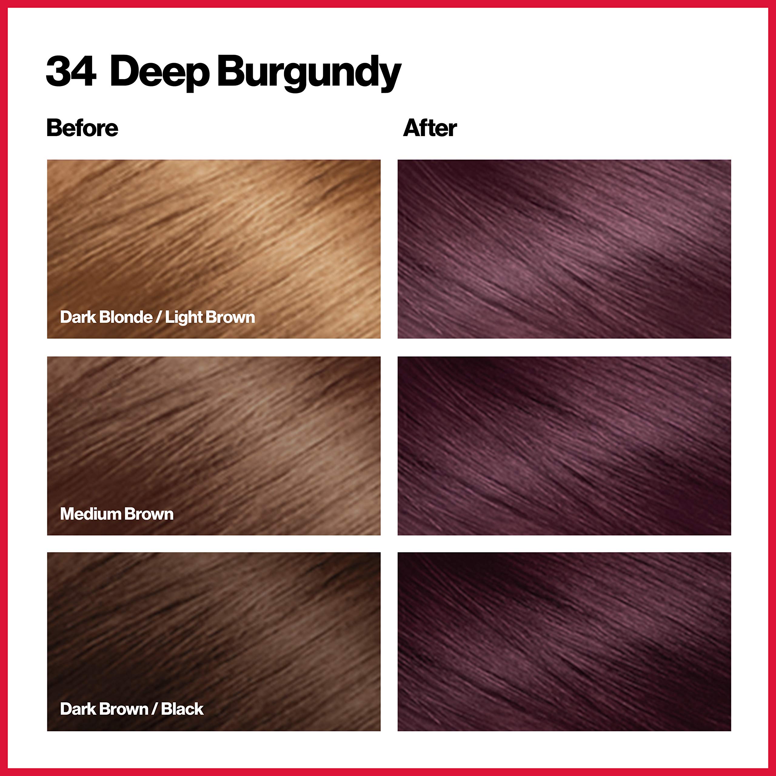 Foto 3 pulgar | Tinte De Pelo Revlon Colorsilk 34 Deep Burgundy - Venta Internacional