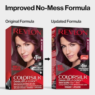 Foto 3 | Tinte De Pelo Revlon Colorsilk 34 Deep Burgundy - Venta Internacional