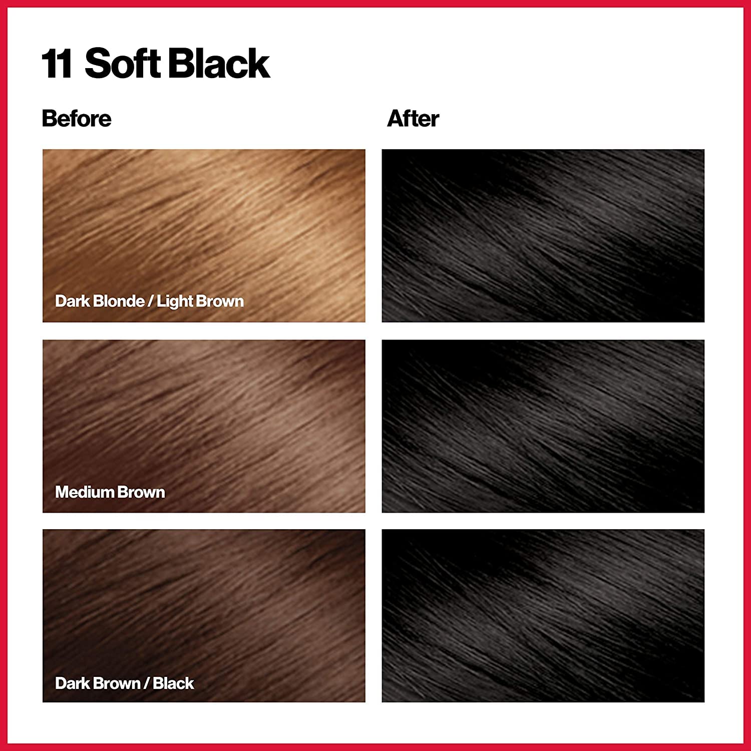 Foto 6 pulgar | Tinte de Pelo Revlon Colorsilk 11 Soft Black 130 Ml Sin Amoniaco - Venta Internacional