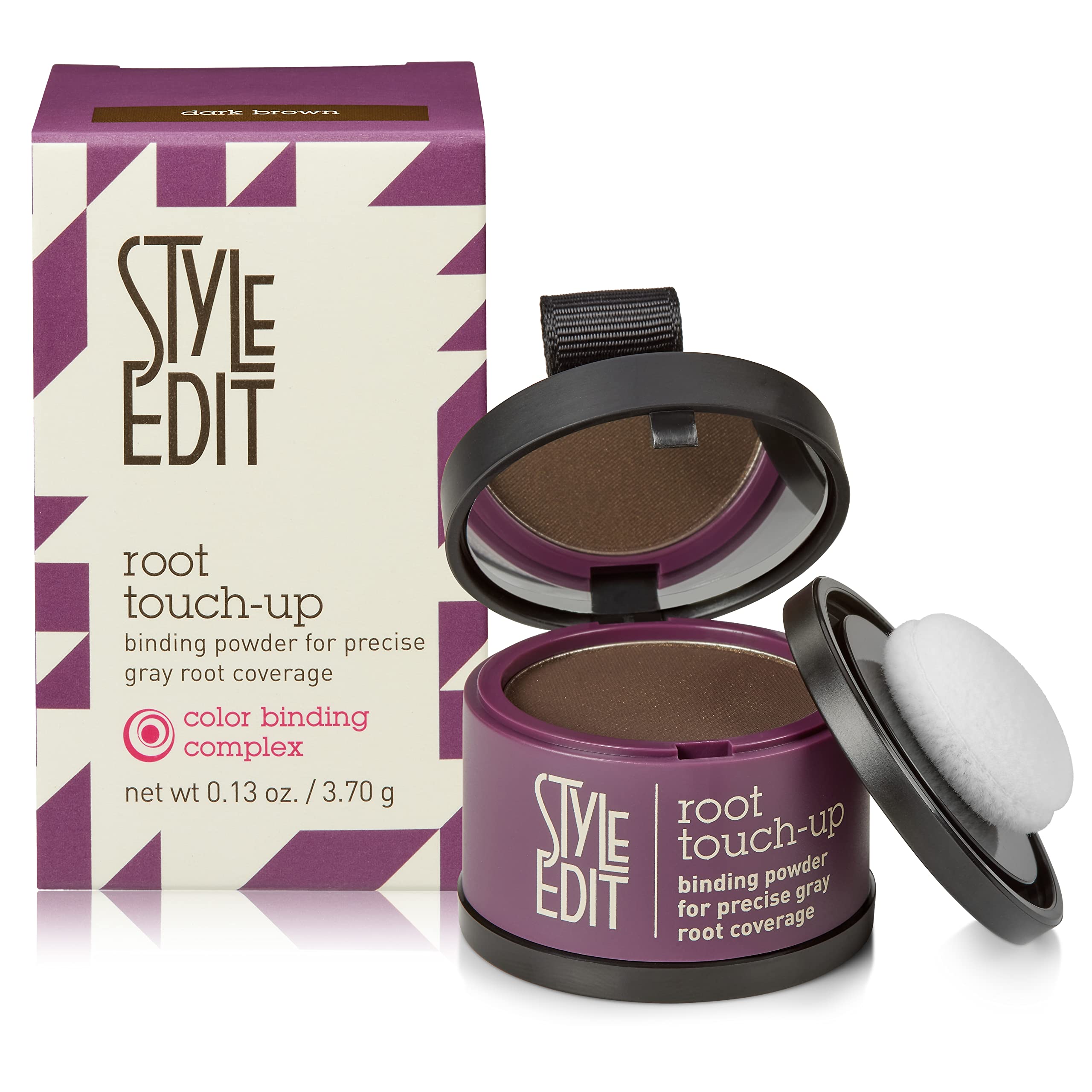 Root Touch Up Powder Style Edit para Cabello Castaño Oscuro 3,7 ml - Venta Internacional