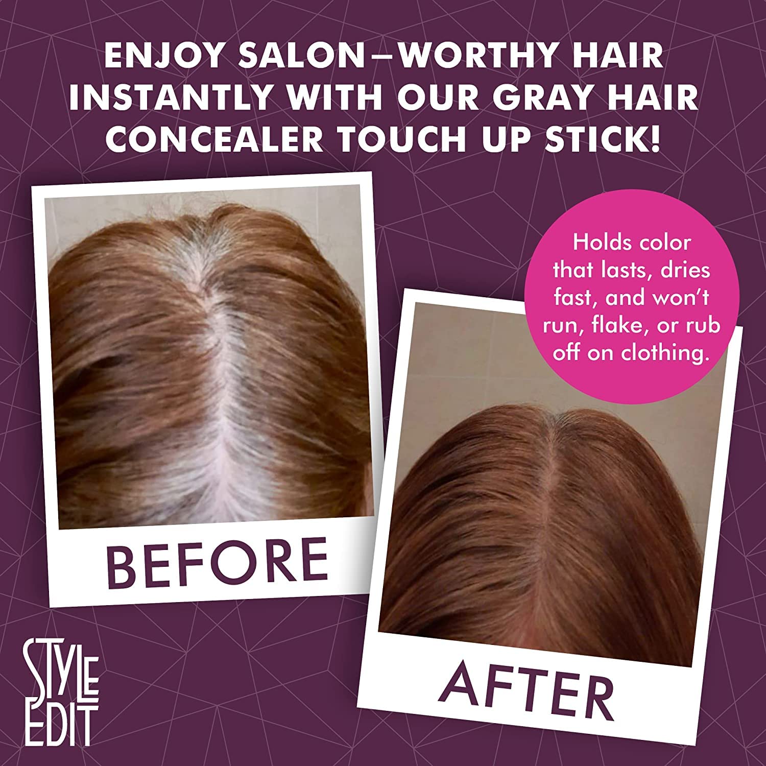 Foto 4 pulgar | Root Touch Up Stick Style Edit Para Cabello Negro 3 Ml Paquete De 2 - Venta Internacional