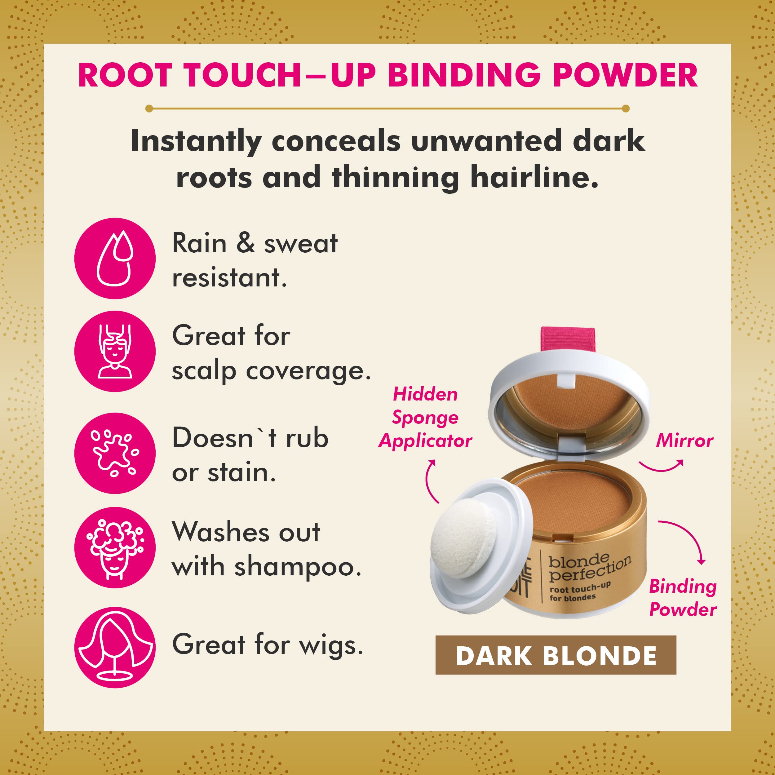 Foto 3 pulgar | Root Touch Up Powder Style Edit Dark Blonde 3,7 Ml para Cabello - Venta Internacional