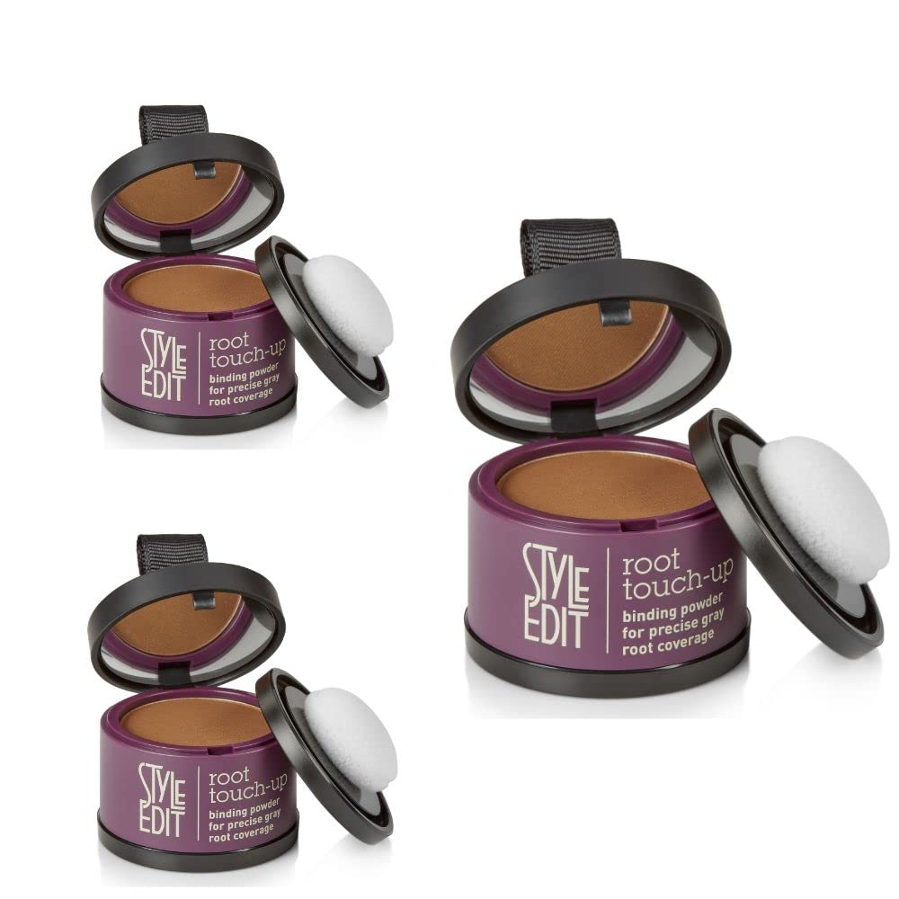 Root Touch Up Powder Style Edit Marrón Medio  - Venta Internacional