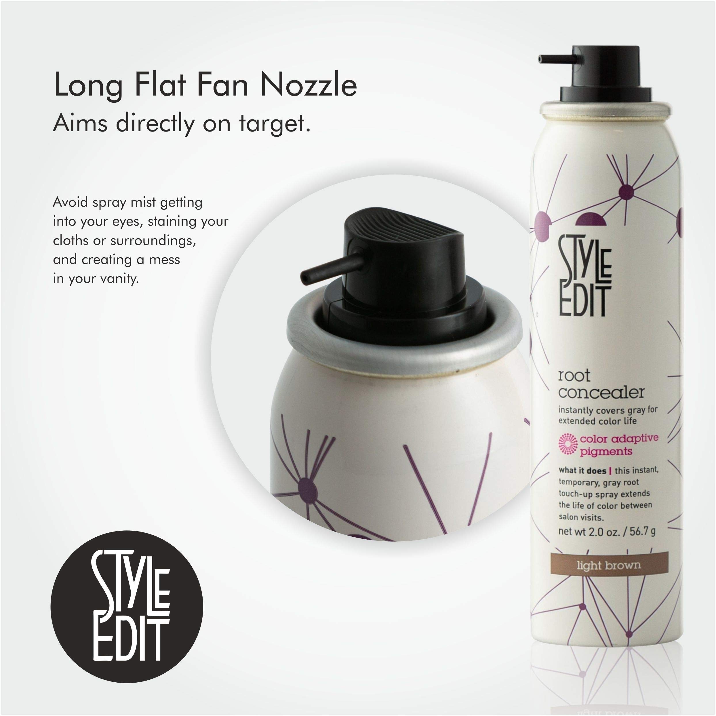 Foto 5 pulgar | Root Concealer Spray Style Edit Color Marrón Claro - Venta Internacional