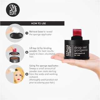 Foto 2 | Root Touch Up Powder Style Edit para Cabello Rojo Medio Bote de 3,7 Ml - Venta Internacional