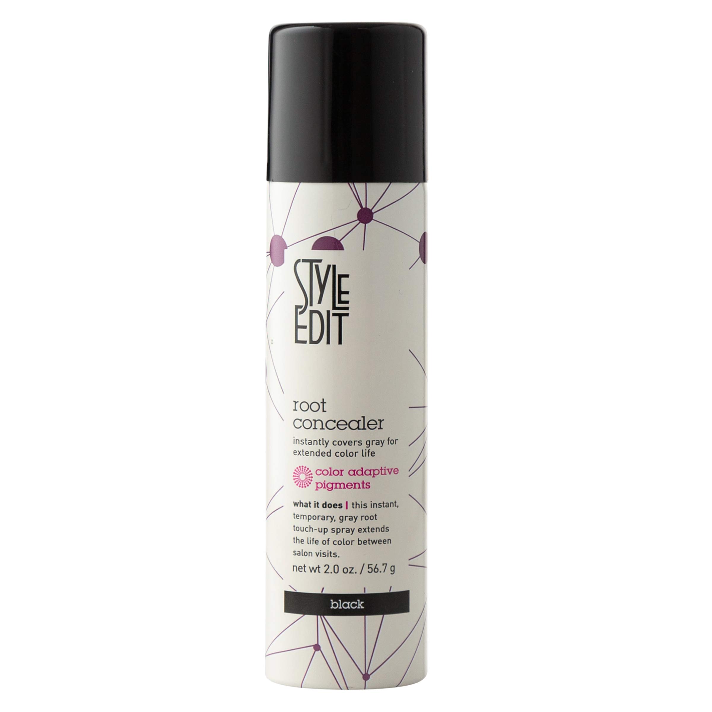 Spray Retoque de Raíces Style Edit color Negro 60 ml - Venta Internacional