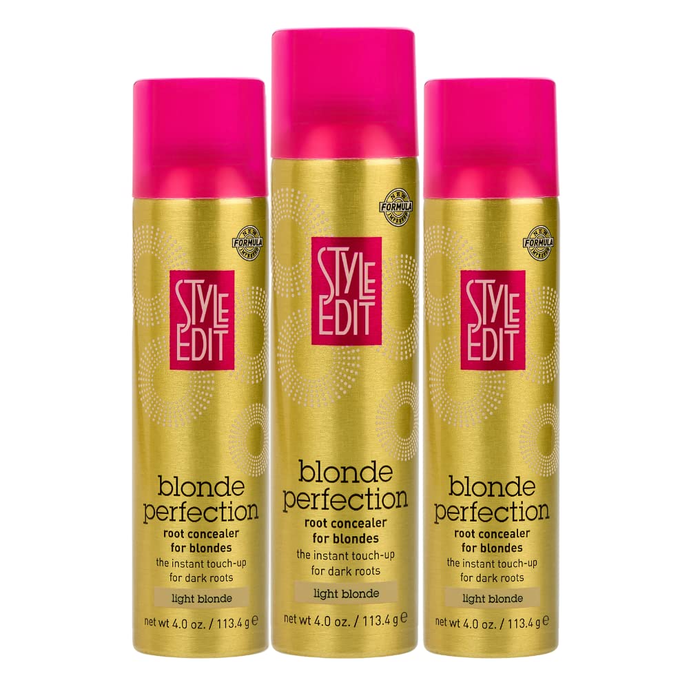 Spray Corrector de Raíces Para Retoques Style Edit Blonde 120 Ml X3 - Venta Internacional