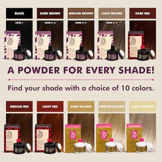 Foto 4 | Root Touch Up Powder Style Edit para Cabello Castaño Claro Paquete de 5 - Venta Internacional
