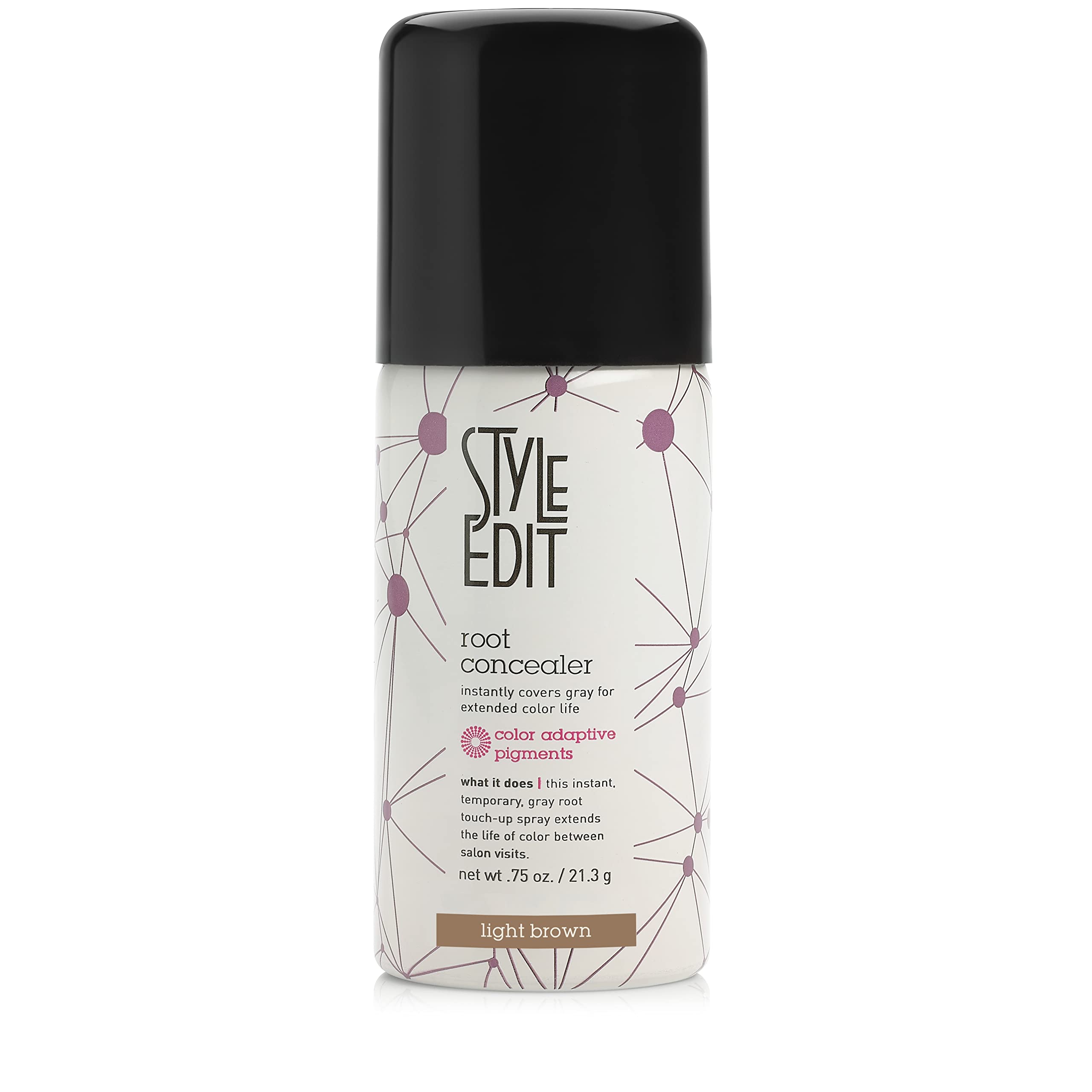 Foto 1 | Spray Retoque de Raíces Style Edit Marrón Claro 22 ml Tamaño de Viaje - Venta Internacional