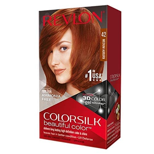 Foto 2 pulgar | Tinte para Cabello Revlon Colorsilk 42 Medium Auburn-Venta Internacional