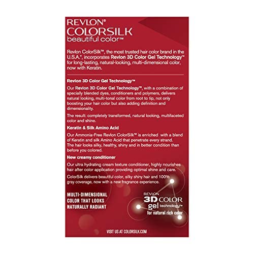 Foto 3 pulgar | Tinte para Cabello Revlon Colorsilk 42 Medium Auburn-Venta Internacional