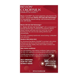 Foto 2 | Tinte Para El Cabello Revlon Colorsilk Beautiful Color Soft Black X8 - Venta Internacional.