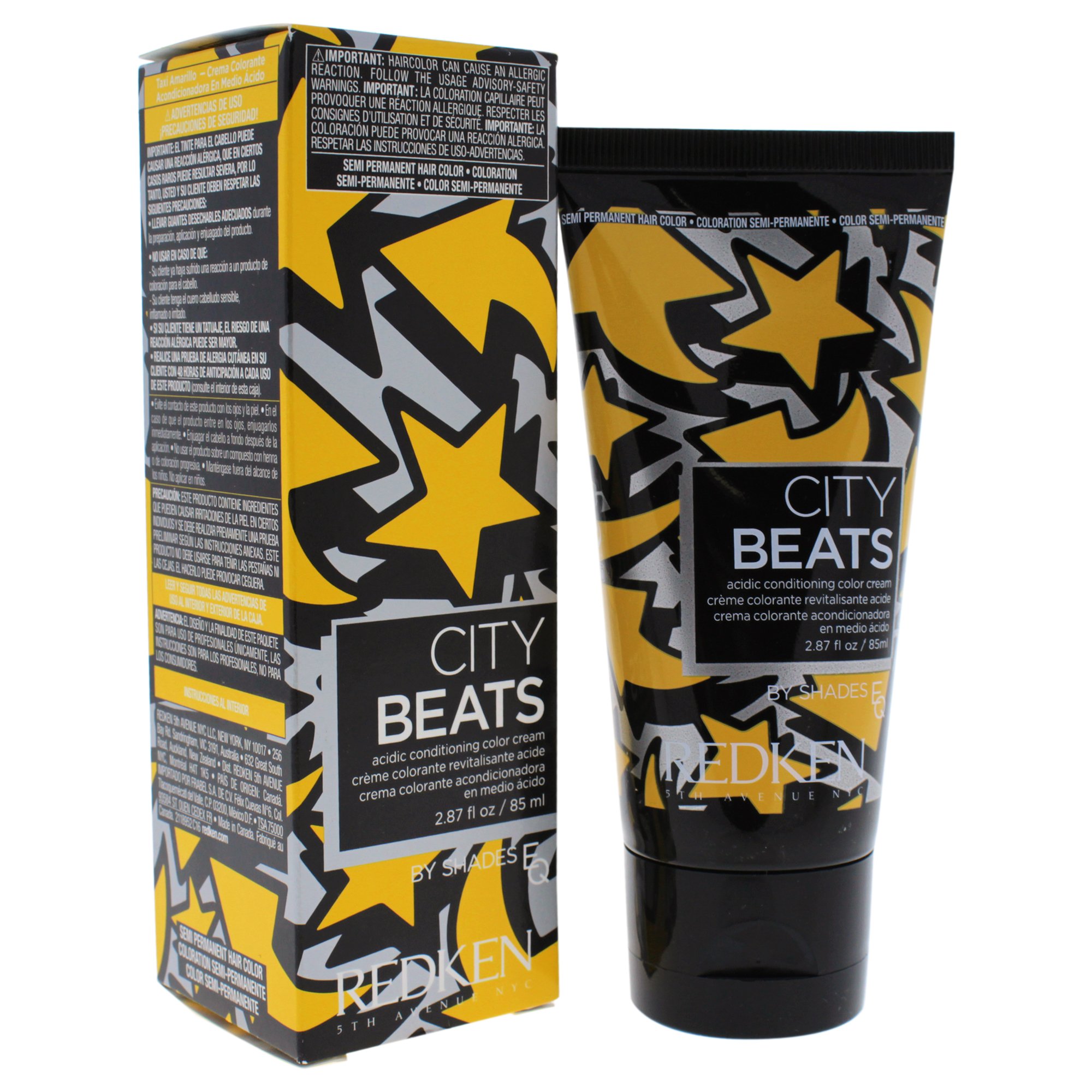 Foto 2 pulgar | Tinte De Pelo Redken City Beats By Shades Eq Yellow Cab 30 Ml - Venta Internacional.