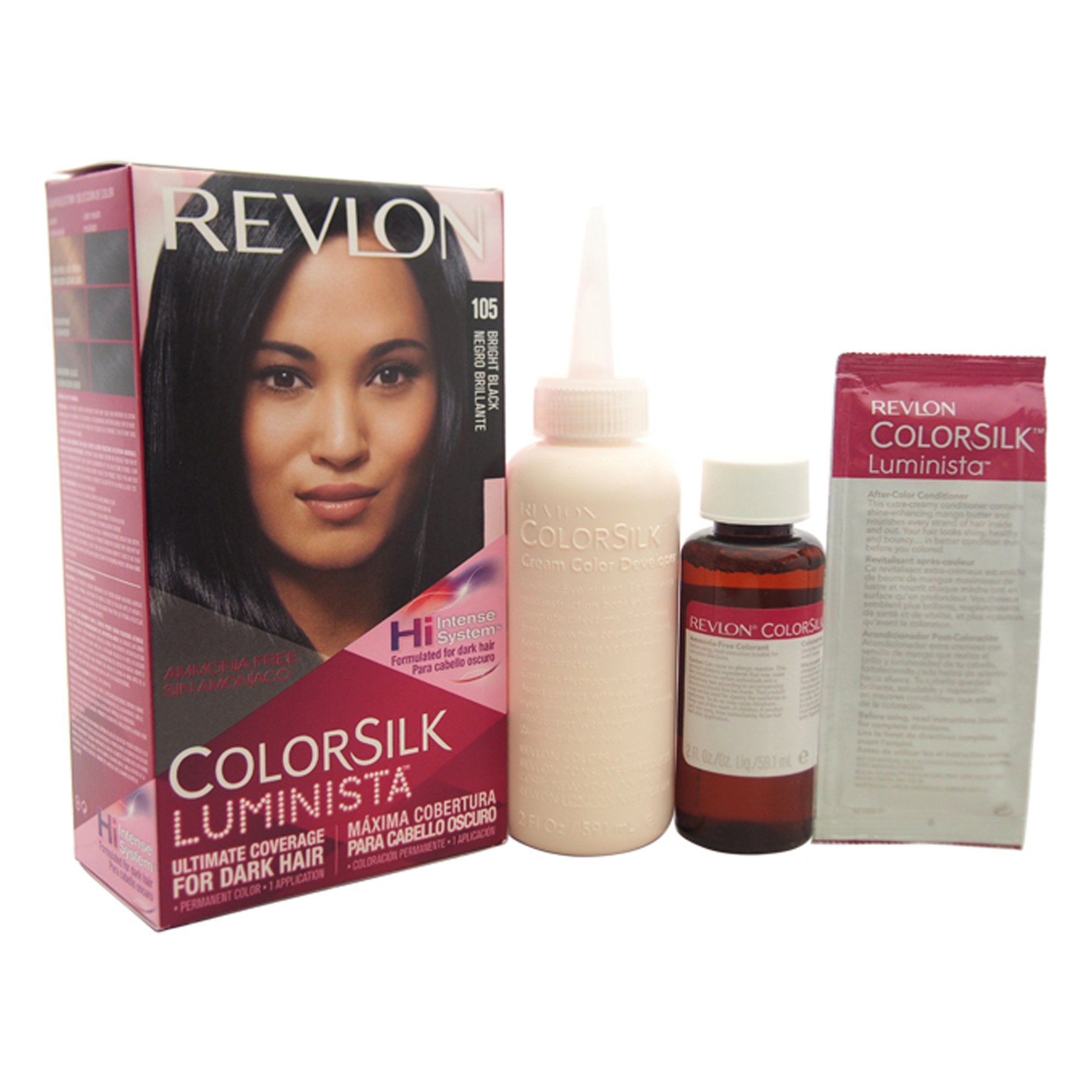 Foto 2 pulgar | Color De Pelo Revlon Colorsilk Luminista Marrón Medio - Venta Internacional.