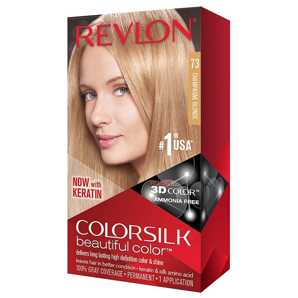 Color De Pelo Revlon Colorsilk Beautiful Color #73 Champagne Blonde - Venta Internacional.