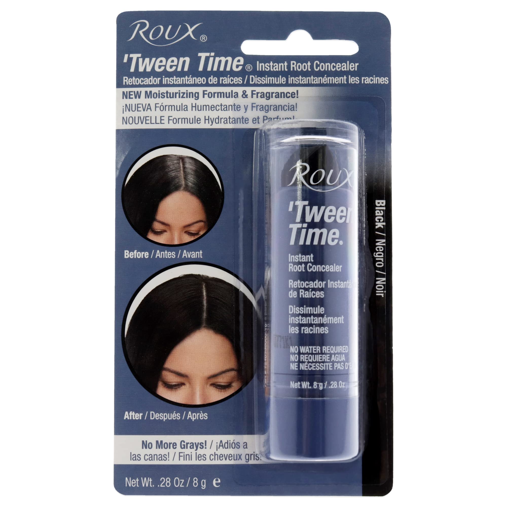 Foto 2 pulgar | Barra De Retoque Temporal Root Concealer Roux Black Hair Color - Venta Internacional.