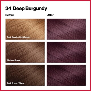 Foto 5 | Hair Color Revlon Colorsilk 48 Burgundy 1 Paquete (4 Unidades) - Venta Internacional.