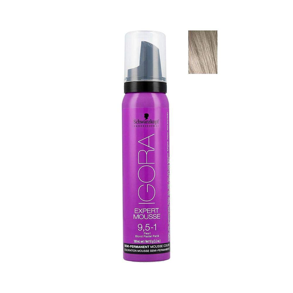 Foto 3 pulgar | Tinte Para El Cabello Schwarzkopf Igora Expert Mousse 9.5-1 Pearl 100 Ml - Venta Internacional.