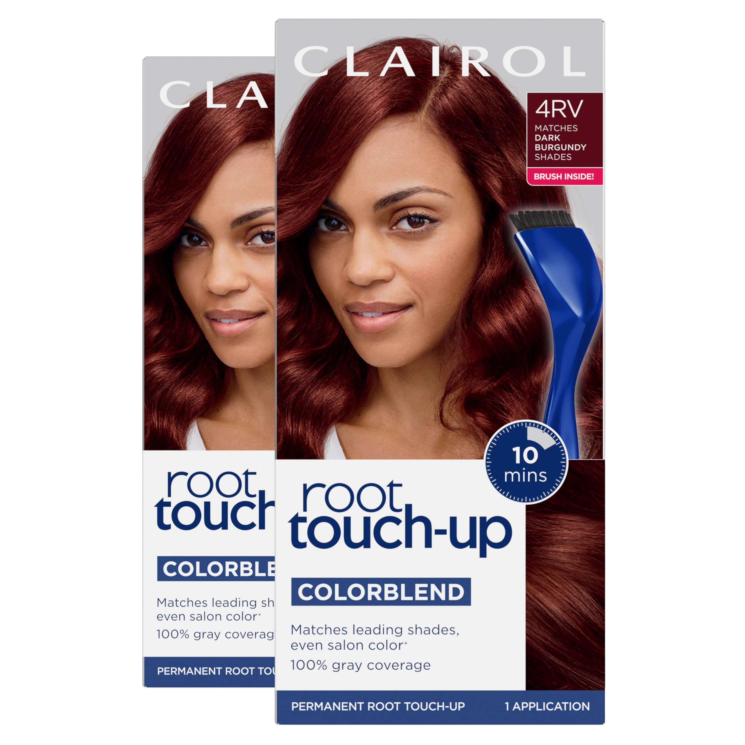 Foto 2 pulgar | Tinte Para El Cabello Clairol Root Touch-up Nice'n Easy 4rv Dark Burgundy - Venta Internacional.