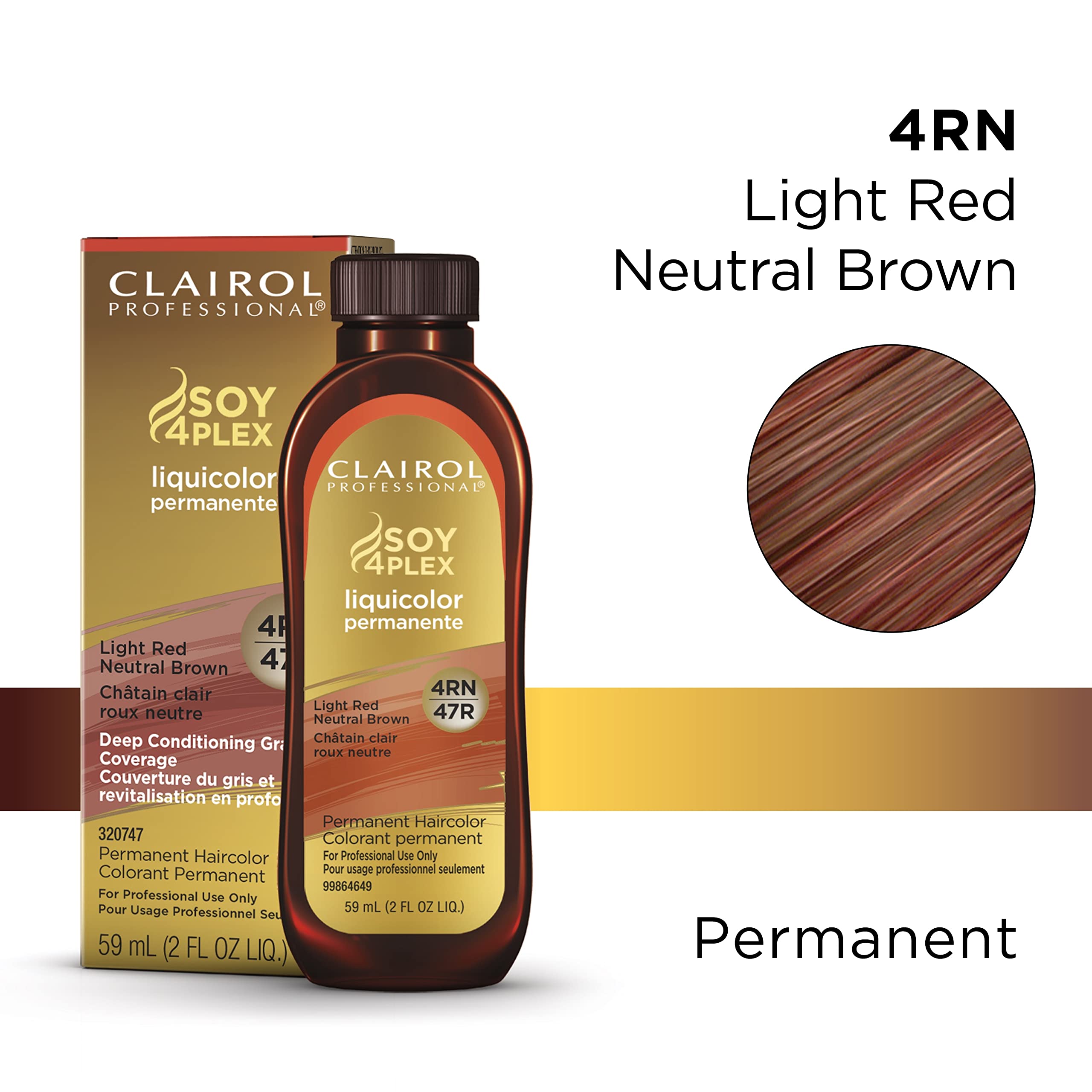 Foto 3 pulgar | Tinte De Pelo Clairol Professional Liquicolor 4rn Rojo Claro - Venta Internacional.