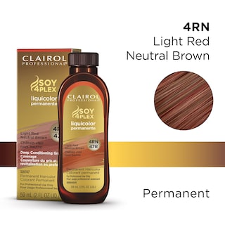 Foto 2 | Tinte De Pelo Clairol Professional Liquicolor 4rn Rojo Claro - Venta Internacional.