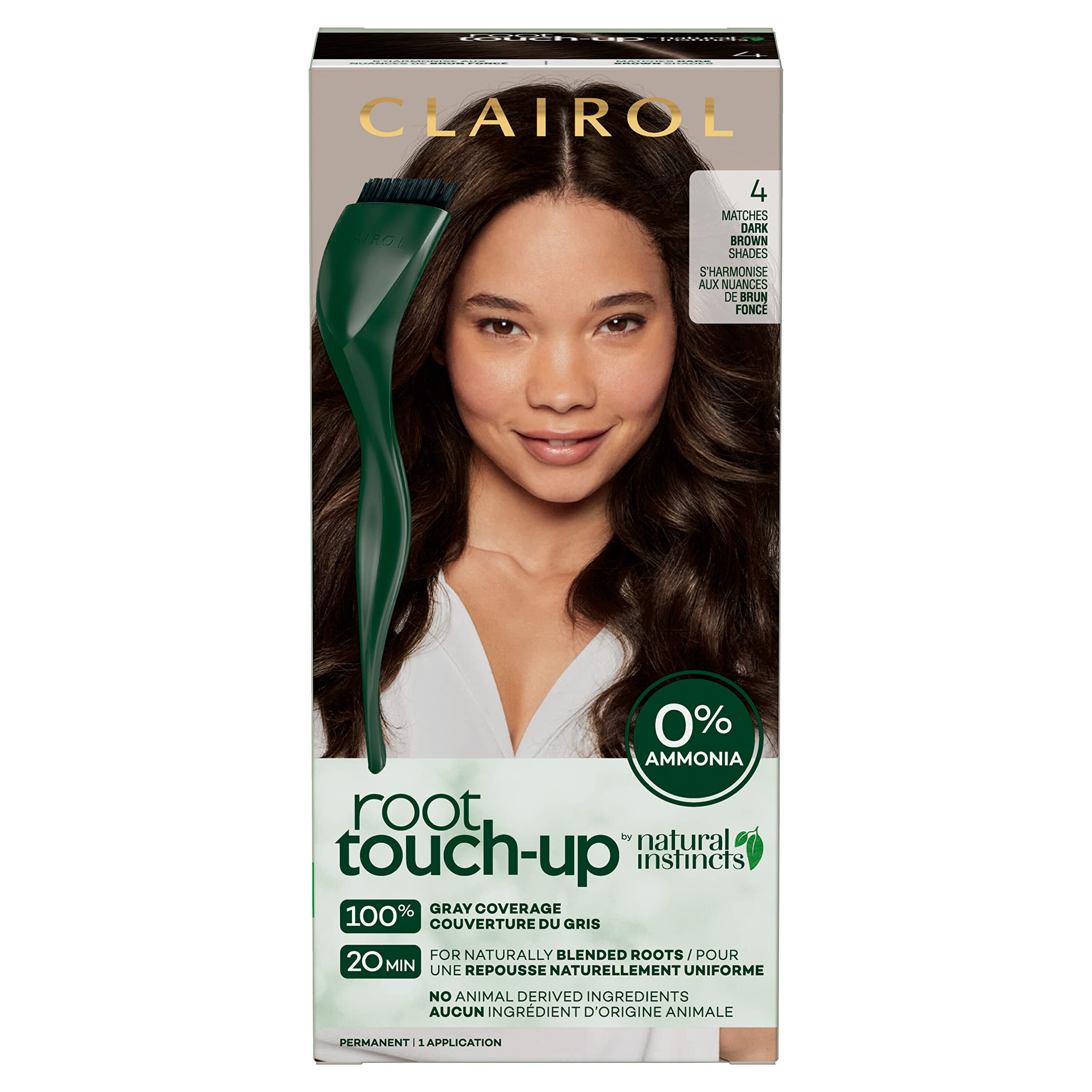 Tinte Para El Cabello Clairol Root Touch-up Natural Instincts Castaño Oscuro - Venta Internacional.