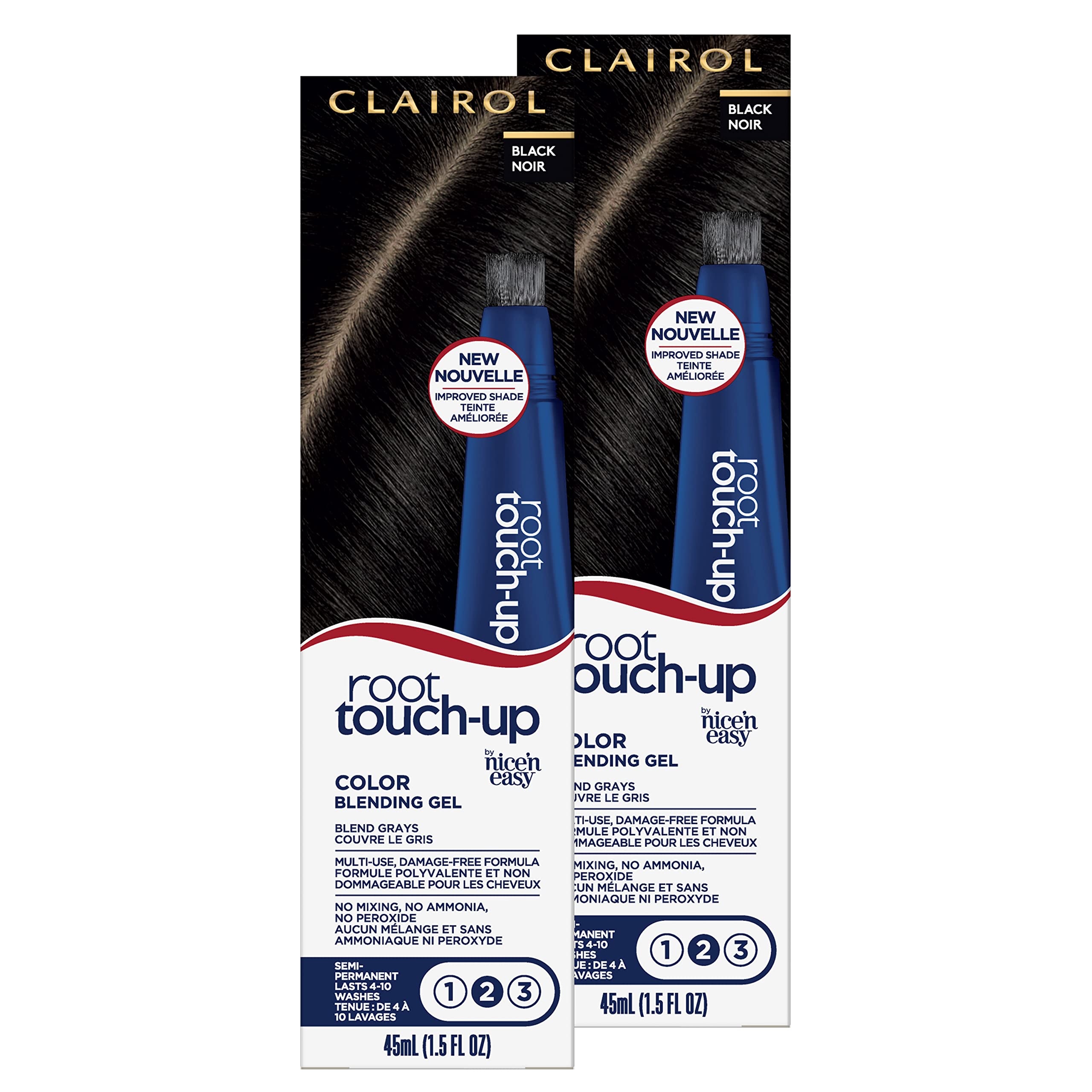 Foto 2 pulgar | Gel Mezclador De Colores Para El Cabello Clairol Root Touch-up 2 Black X2 - Venta Internacional.