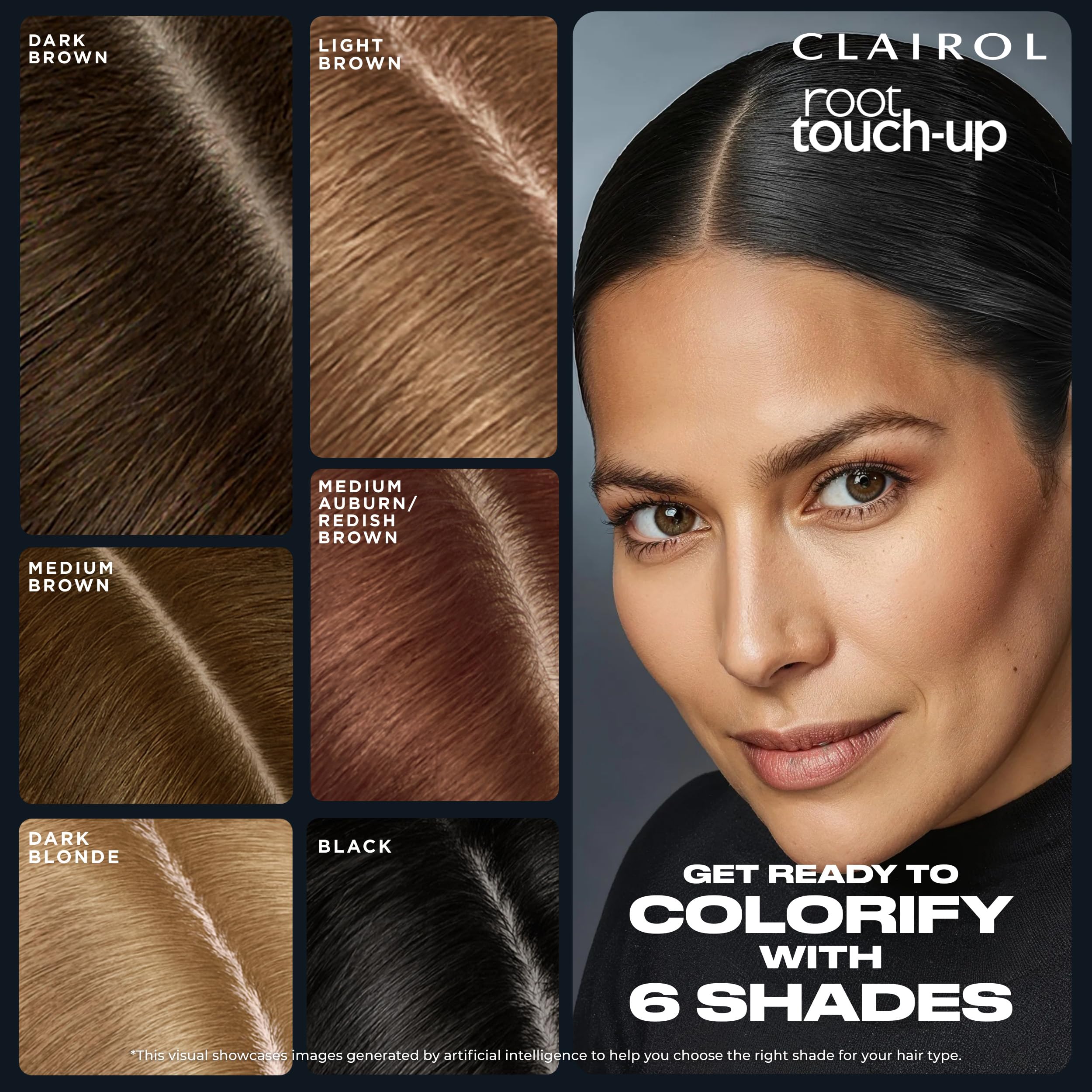 Foto 7 | Gel Mezclador De Colores Para El Cabello Clairol Root Touch-up 2 Black X2 - Venta Internacional.