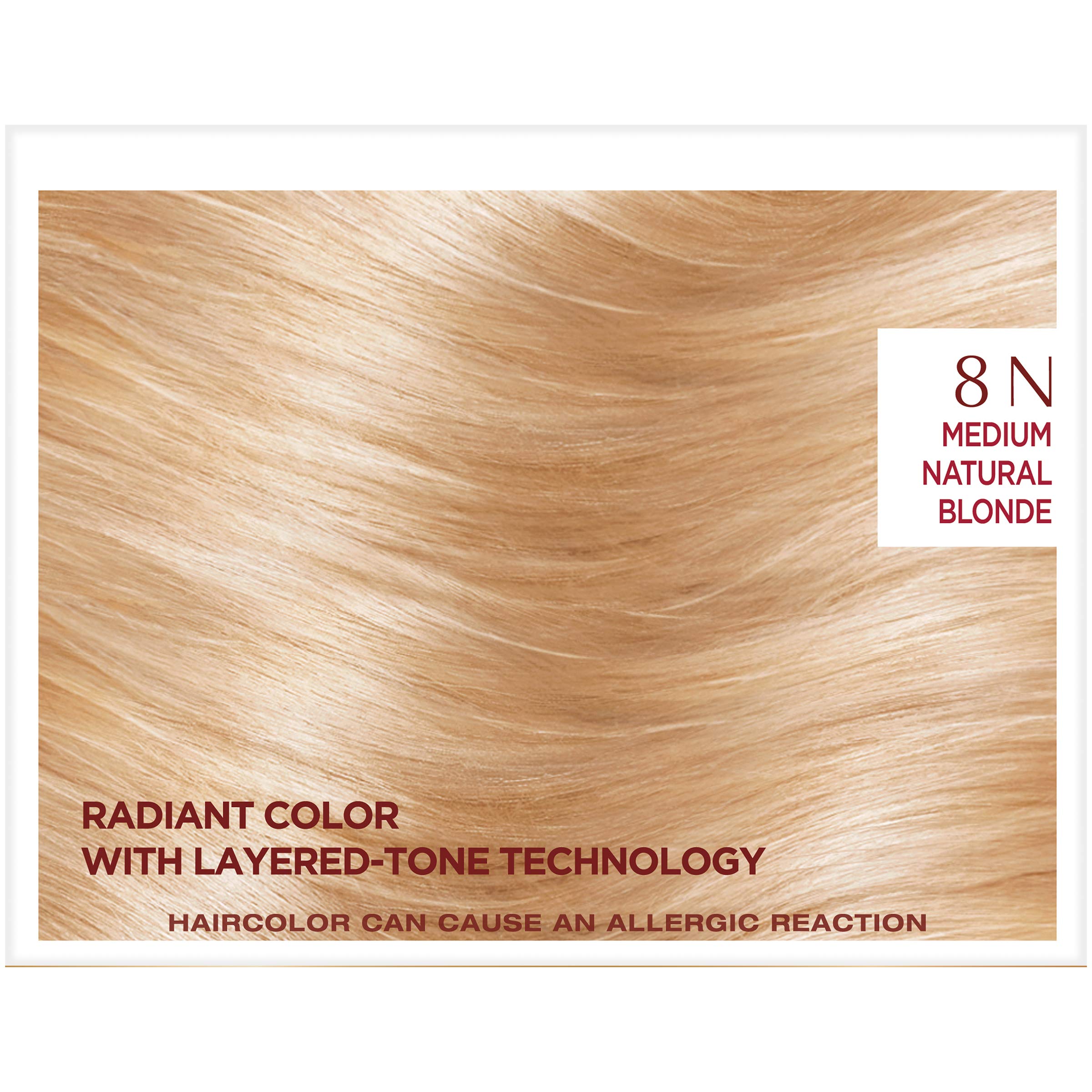 Foto 5 pulgar | Tinte De Pelo L'oreal Paris Excellence Age Perfect 8n Blonde - Venta Internacional.