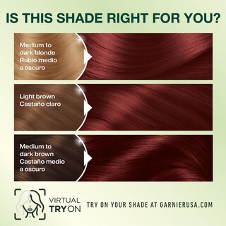 Foto 3 | Tinte Para El Cabello Garnier Nutrisse Nourishing Creme 66 True Red 2x - Venta Internacional.