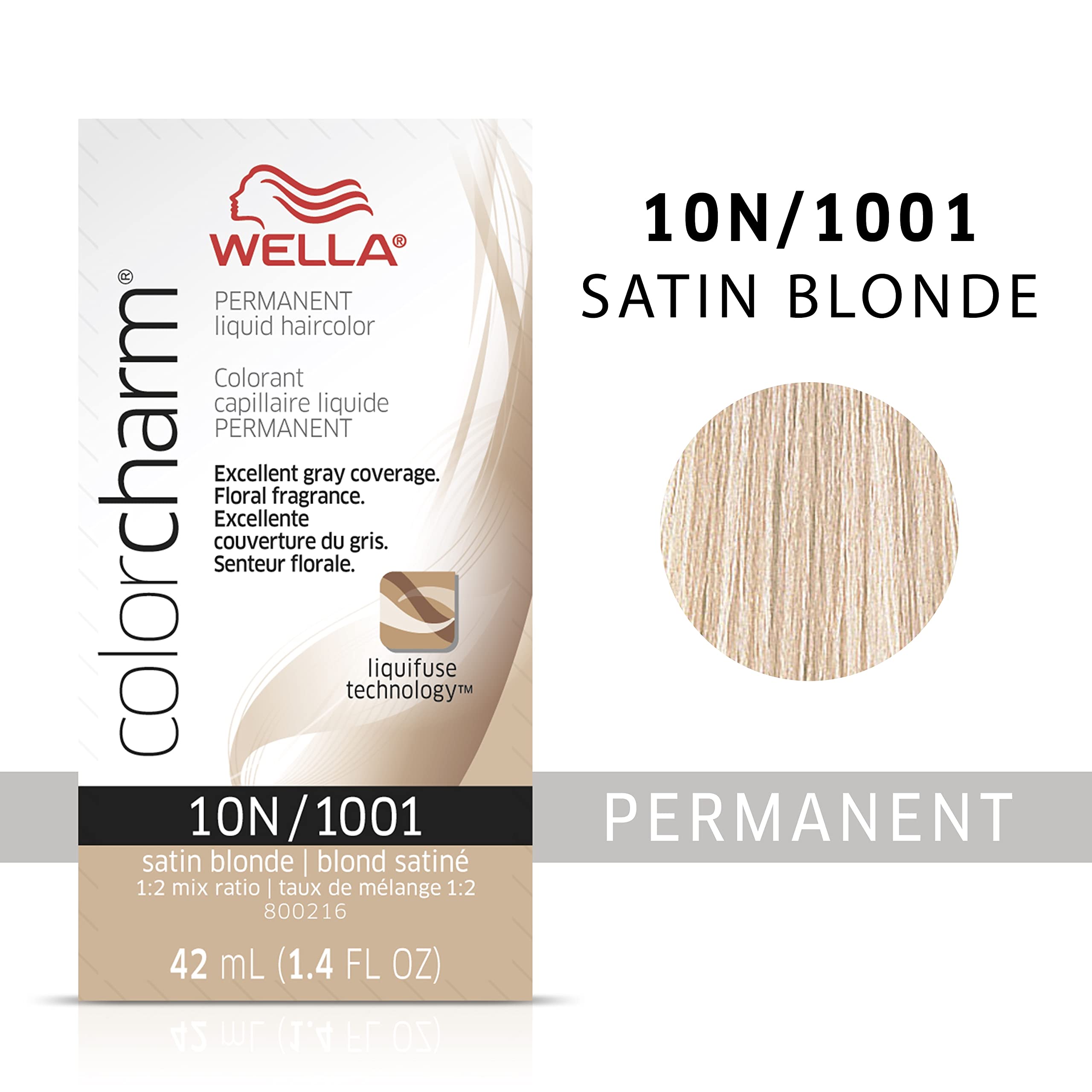 Foto 2 | Tinte De Pelo Wella Color Charm Permanent 10n Satin Blonde - Venta Internacional.