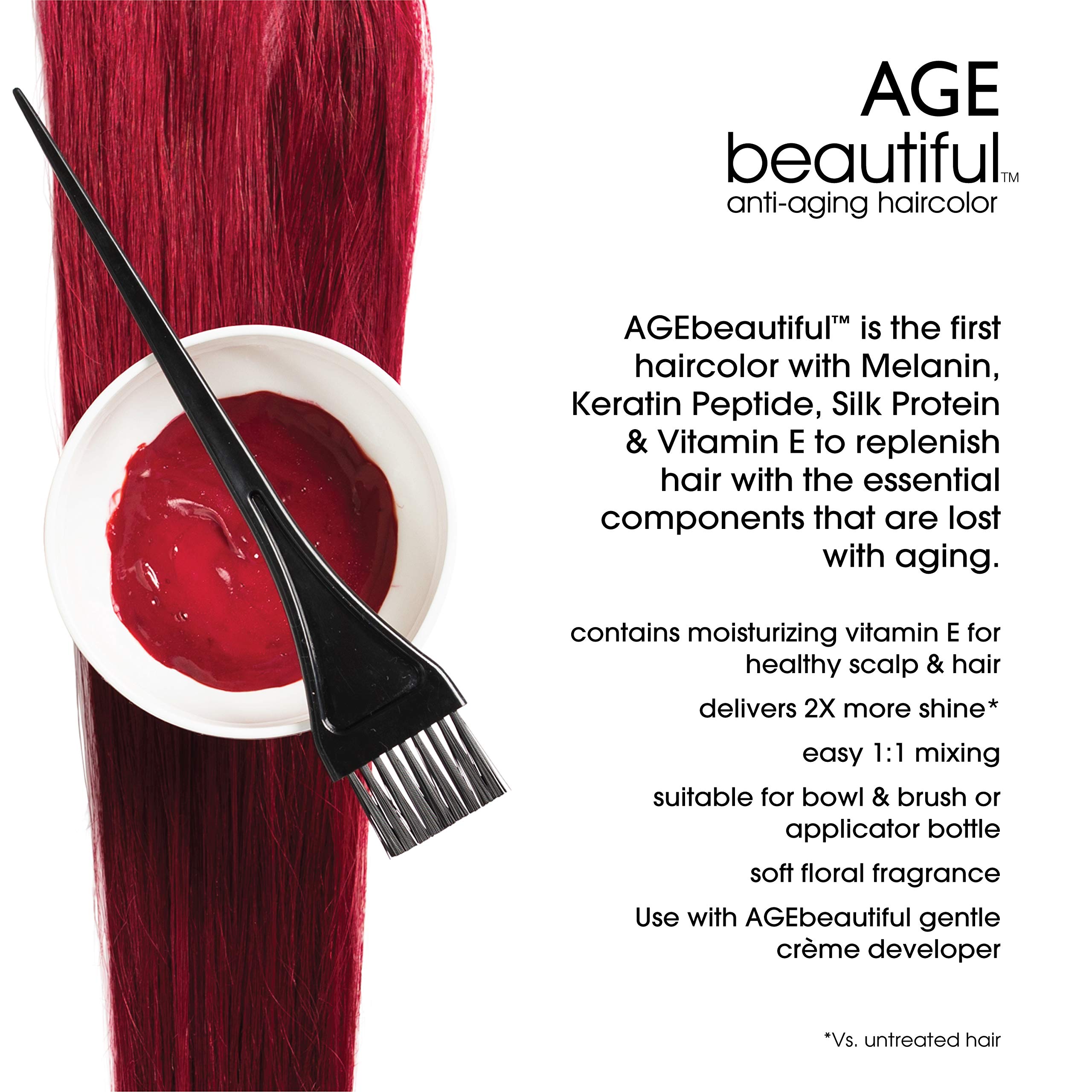 Foto 6 | Color De Cabello Age Beautiful Liqui Creme 4g Marrón Dorado Oscuro - Venta Internacional.