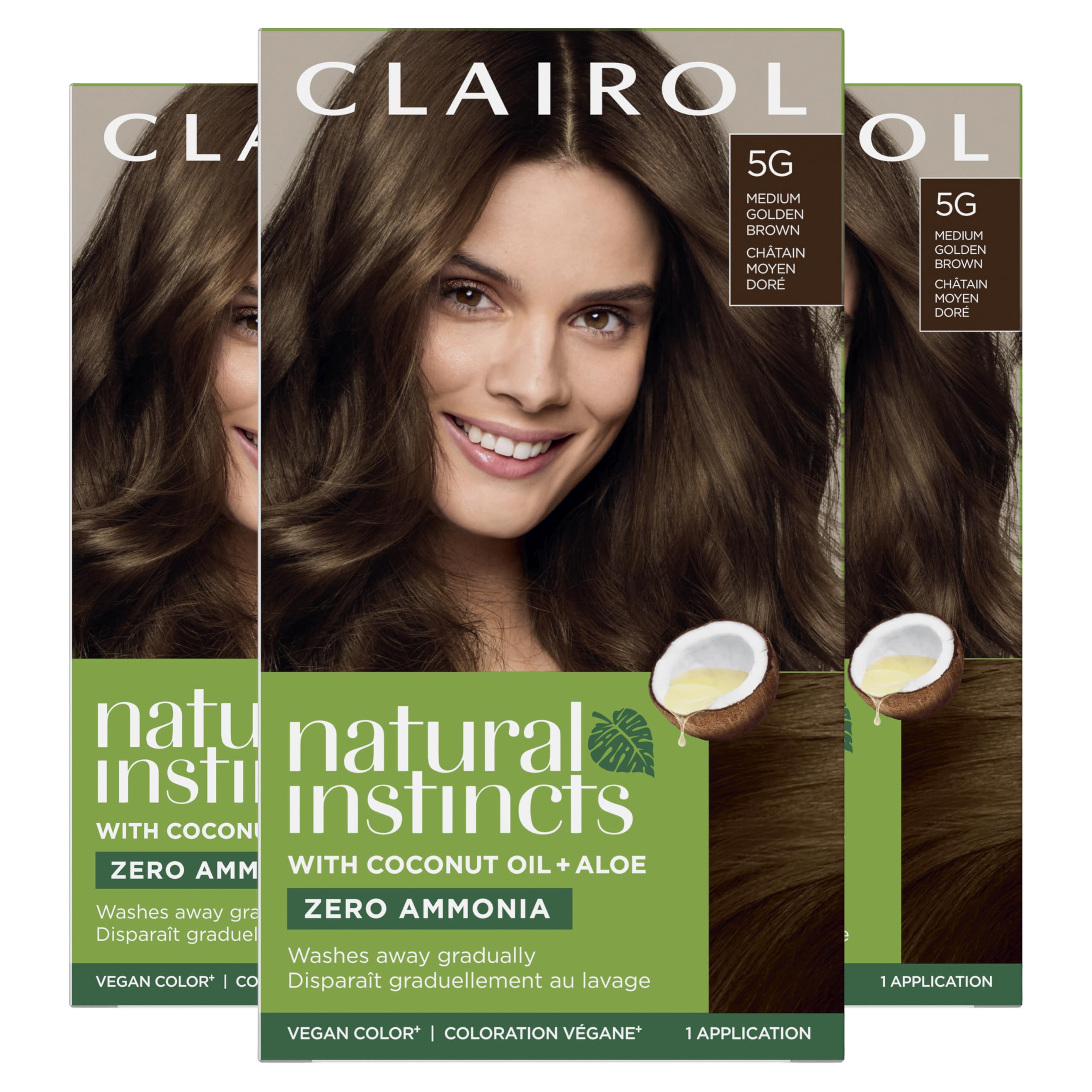 Foto 2 pulgar | Tinte De Pelo Clairol Natural Instincts 5g Medium Golden Brown - Venta Internacional.