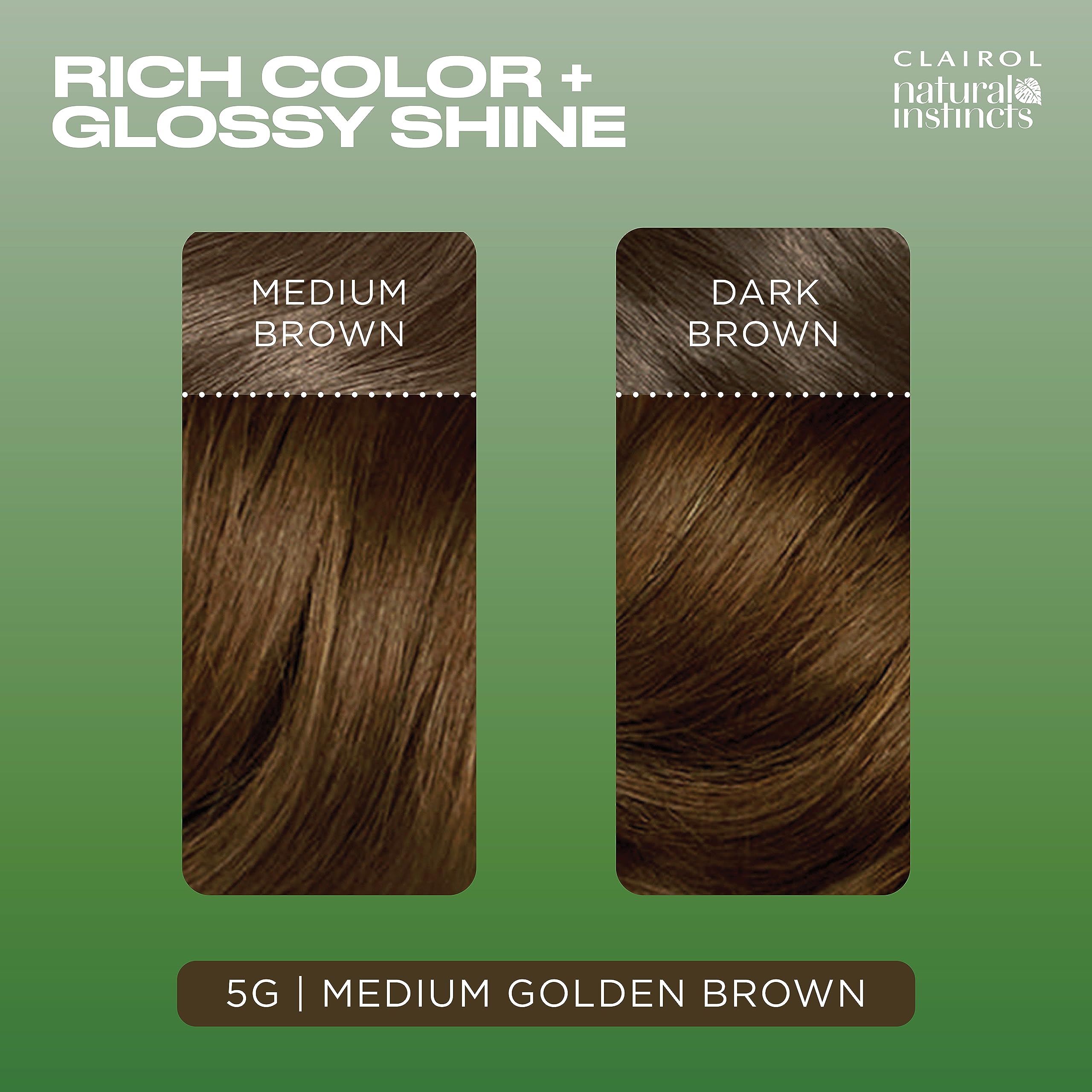 Foto 5 pulgar | Tinte De Pelo Clairol Natural Instincts 5g Medium Golden Brown - Venta Internacional.