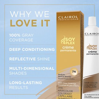 Foto 3 | Tinte Para El Cabello Clairol Professional Permanent 7n Rubio Medio Neutro - Venta Internacional.