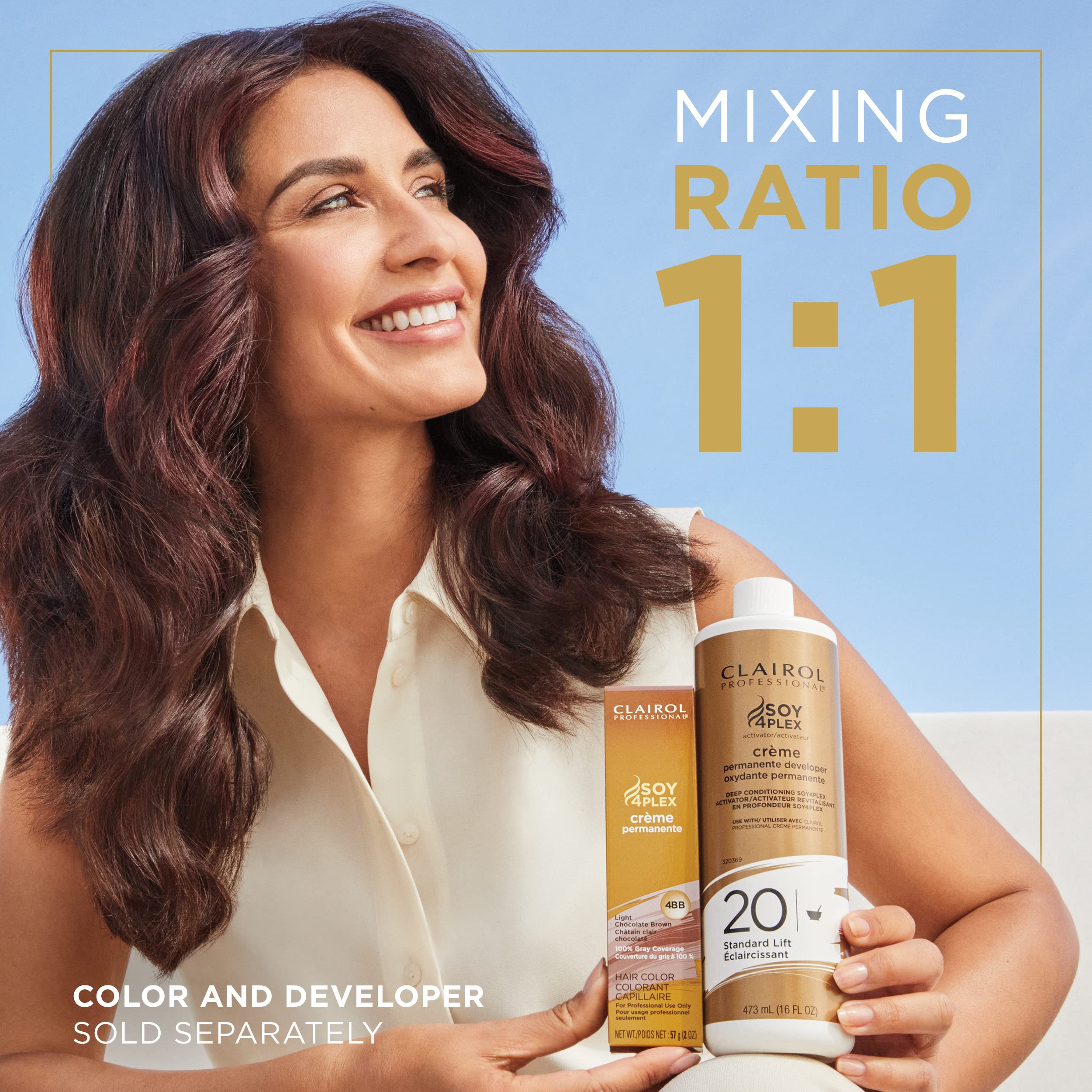 Foto 5 pulgar | Tinte Para El Cabello Clairol Professional Permanent 7n Rubio Medio Neutro - Venta Internacional.