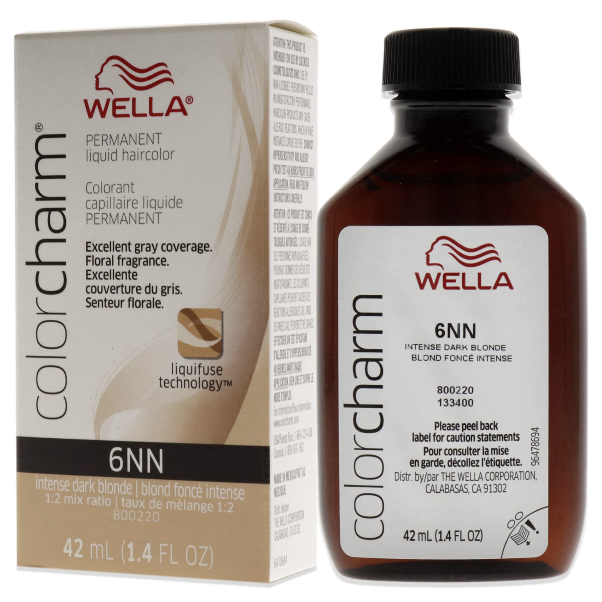 Foto 4 | Tinte De Pelo Wella Color Charm 6nn Rubio Oscuro Intenso - Venta Internacional.