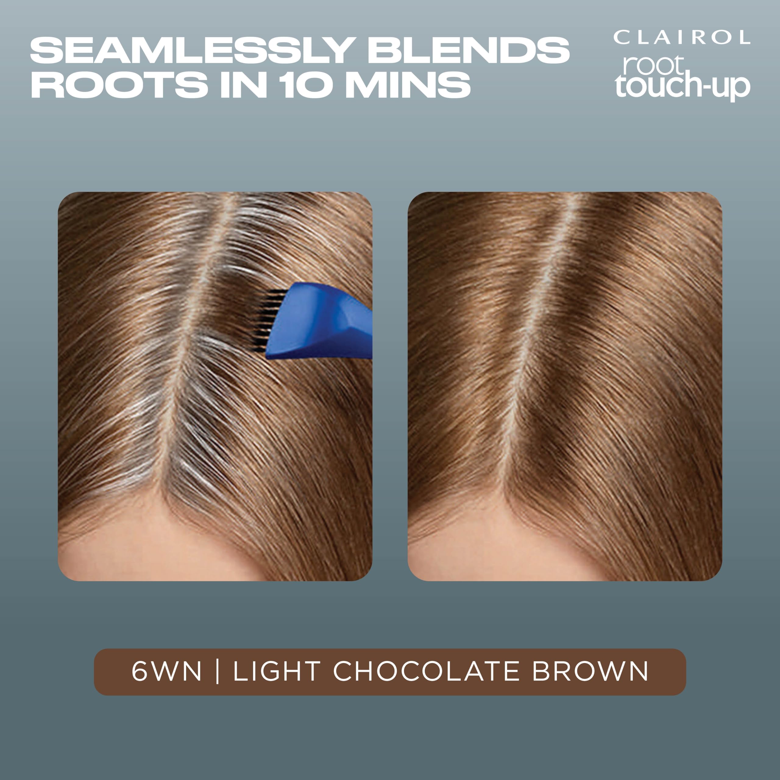 Foto 5 pulgar | Tinte Para El Cabello Clairol Nice 'n Easy Root Touch-up 6wn Light Chocolate - Venta Internacional.