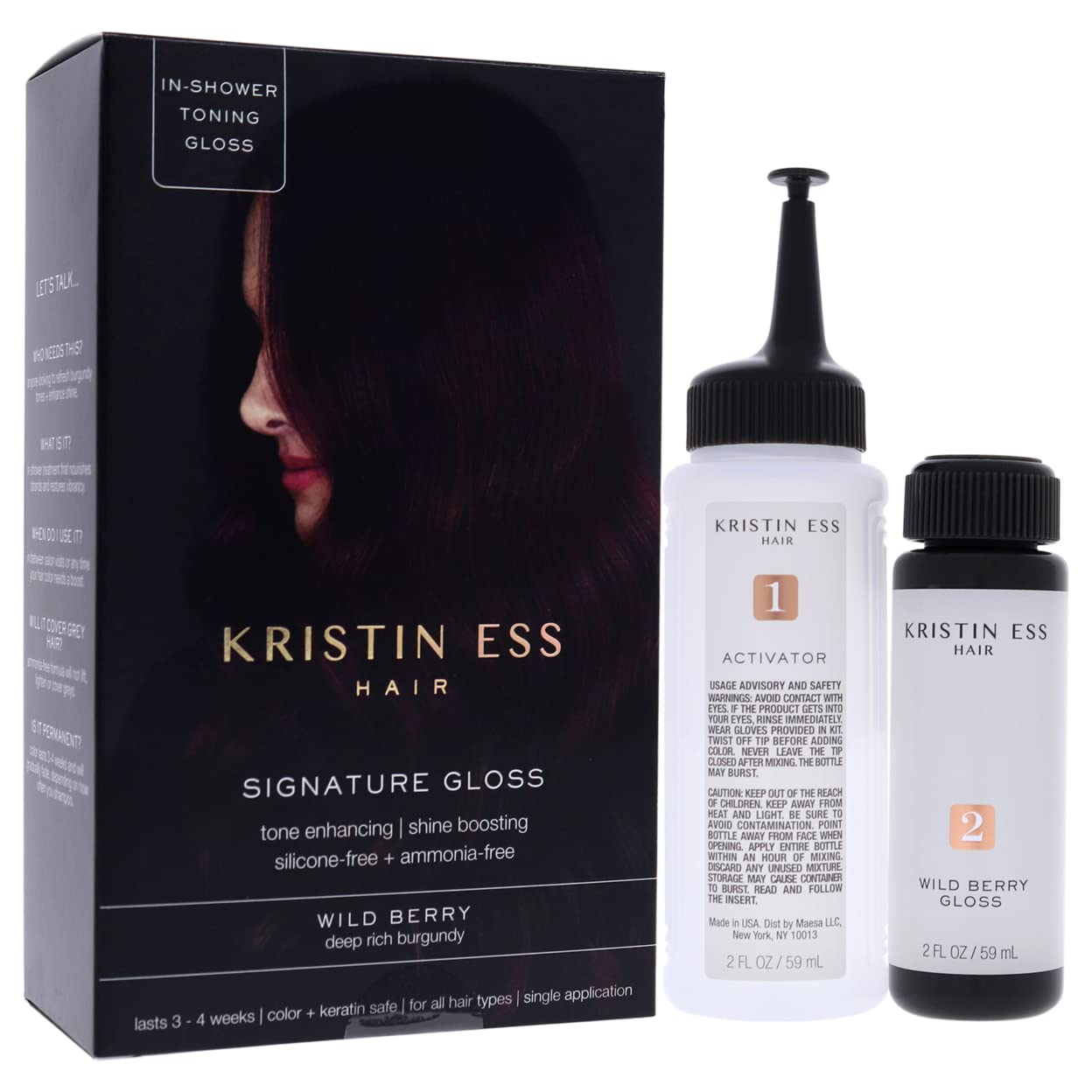Foto 4 pulgar | Tratamiento Para Brillo Capilar Kristin Ess Brightening Wild Berry - Venta Internacional.