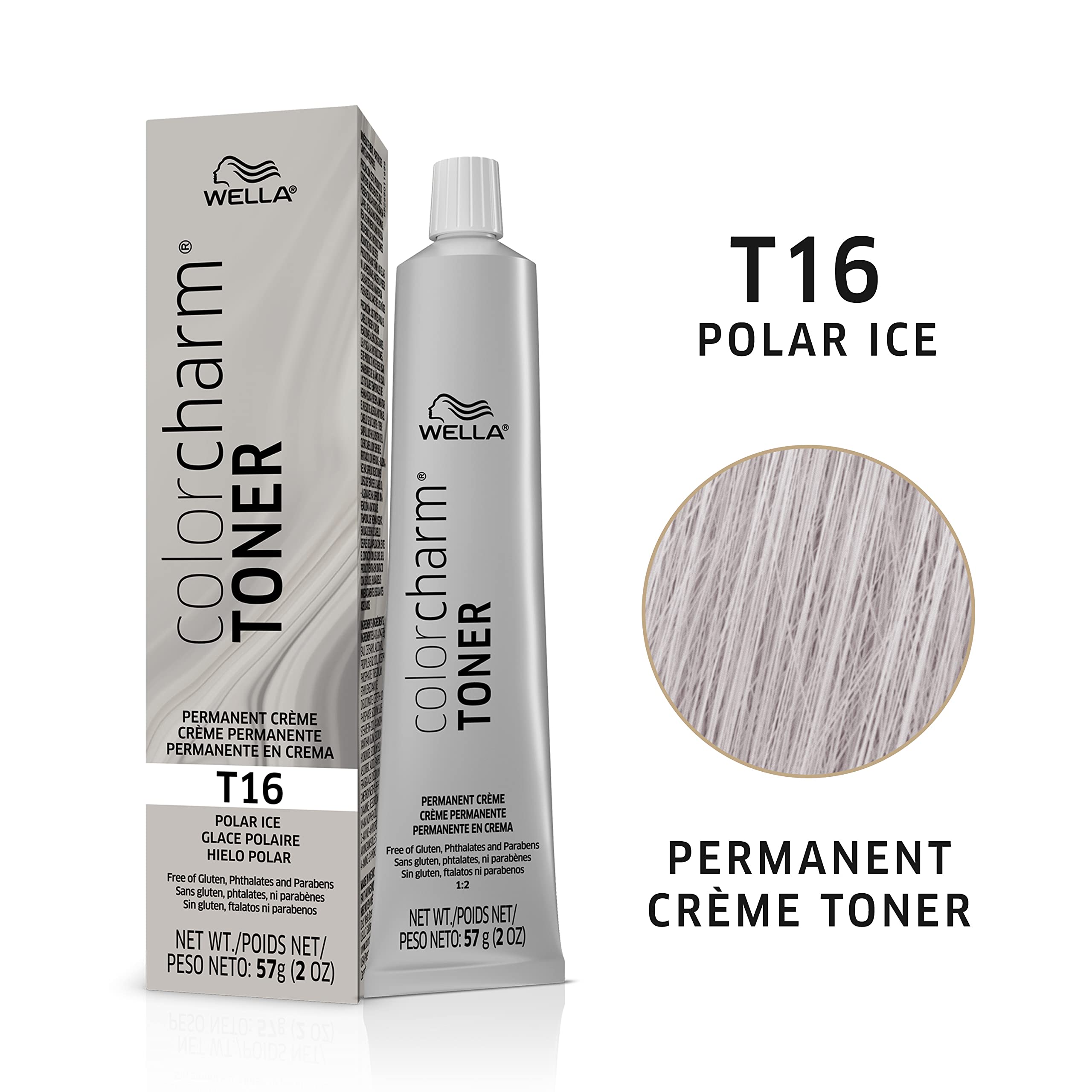 Foto 3 pulgar | Tónico Para El Cabello Wella Color Charm Crema Permanente T16 Polar Ice 60 Ml - Venta Internacional.