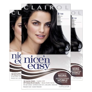 Foto 1 | Tinte Para El Cabello Clairol Nice'n Easy Liquid Permanent, 2 Unidades, Color Negro, 3 Unidades - Venta Internacional.