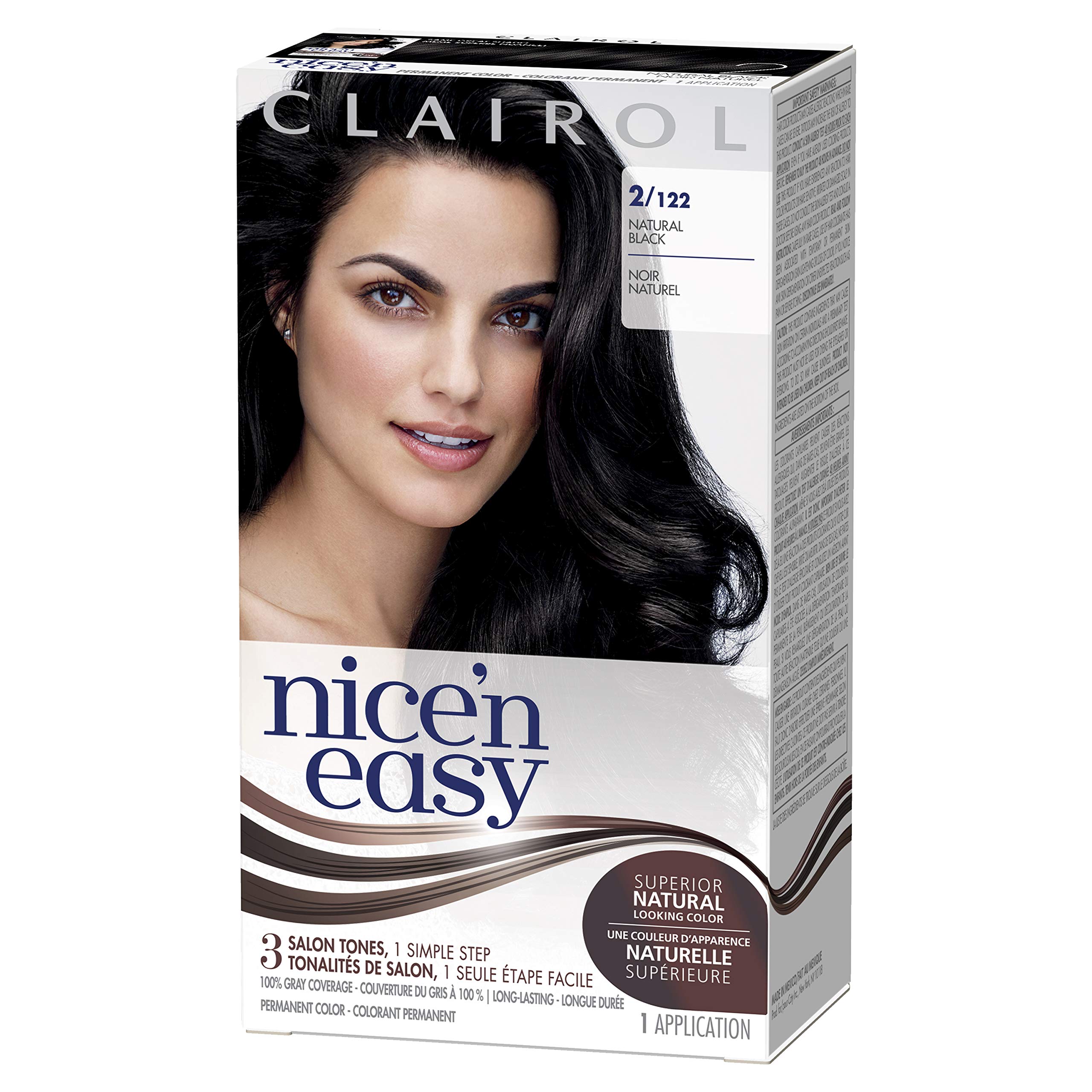 Foto 4 pulgar | Tinte Para El Cabello Clairol Nice'n Easy Liquid Permanent, 2 Unidades, Color Negro, 3 Unidades - Venta Internacional.