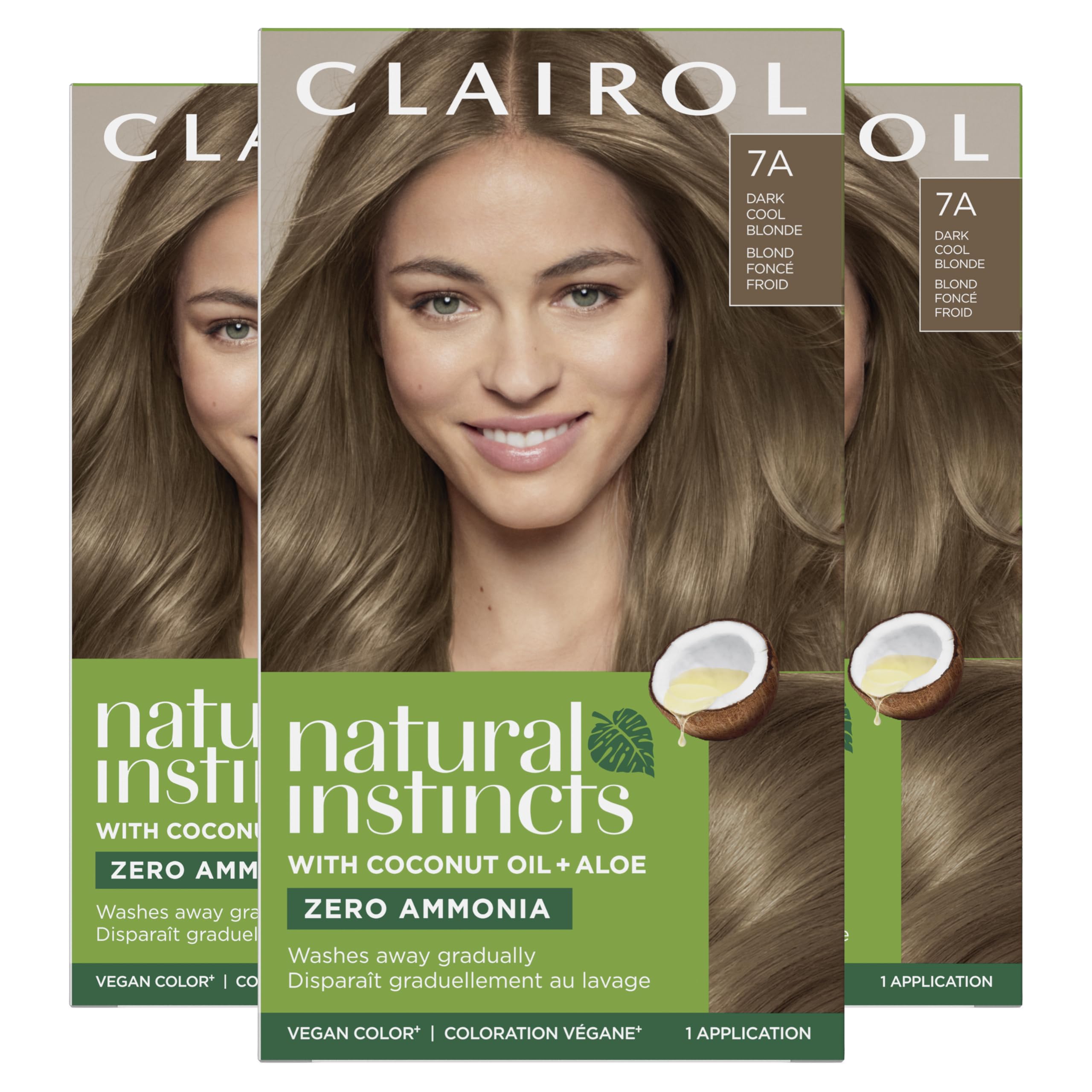 Foto 2 pulgar | Tinte Para El Cabello Clairol Natural Instincts Demi-permanent 7a Dark - Venta Internacional.